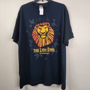 NEW Disney The Lion King Broadway Musical Short Sleeve Graphic Tee XL